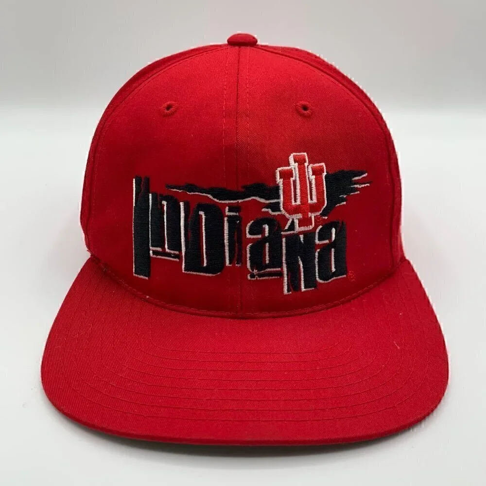 Indiana Hoosiers NCAA Vintage Red Annco Snapback Hat